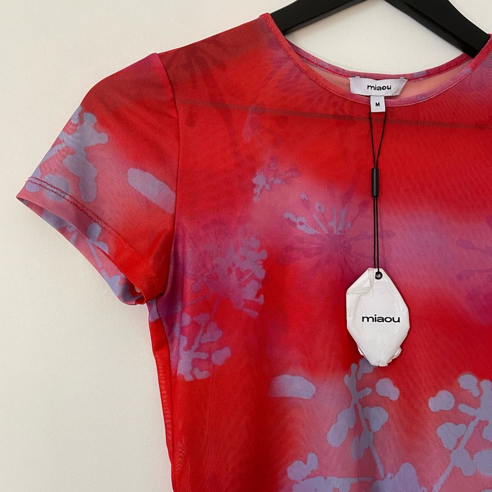 Brand New With Tags Miaou Mesh Baby Tee